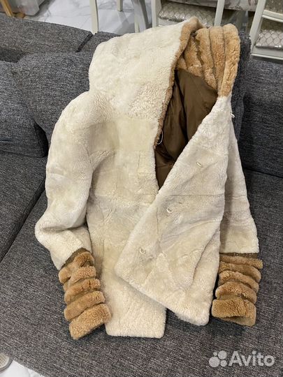 Полушубок мутоновый женский