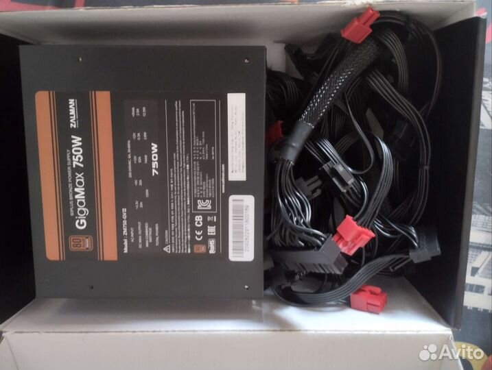 Блок питания zalman 750w, новый