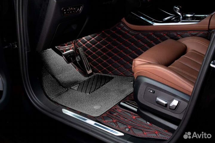 3D Коврики Geely Atlas Pro из Экокожи