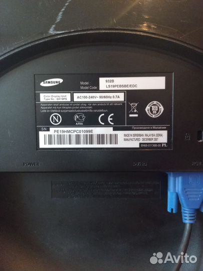 Монитор Samsung SyncMaster 932b