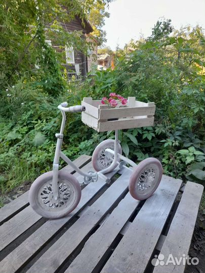 Подставка для цветов декоративный велосипед