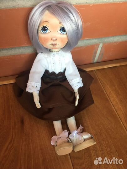Кукла интерьерная. Даша (школьница)