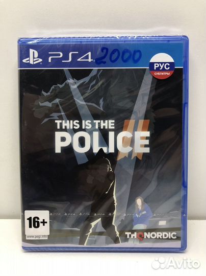 Диск This is the Police Новый для PS4