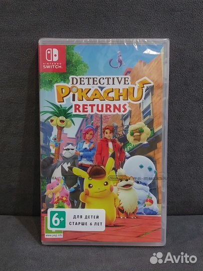 Detective Pikachu Returns Switch Новый Силд