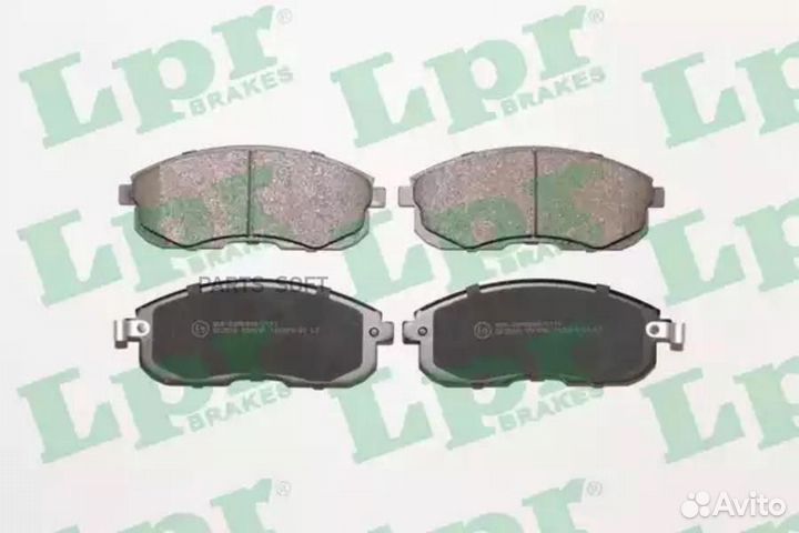 LPR 05P090 Колодки тормозные дисковые