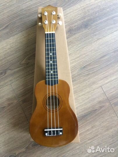 Укулеле новая Fabio однотонная сопрано в упаковке
