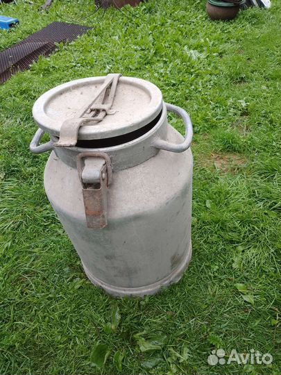 Молочный алюминиевый бак