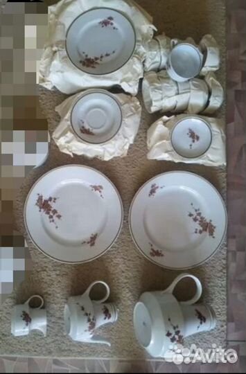 Чайный кофейный сервиз гдр 10 персон