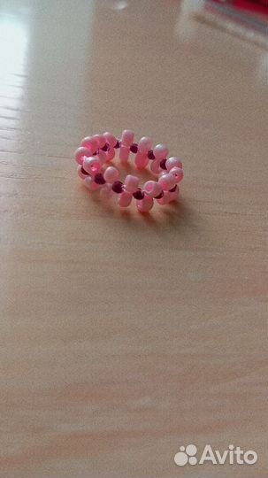 Кольцо из бисера