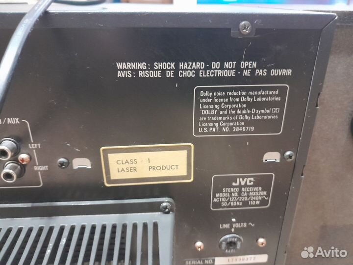 Музыкальный центр jvc