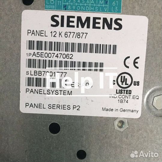 Панель оператора Siemens A5E00747062