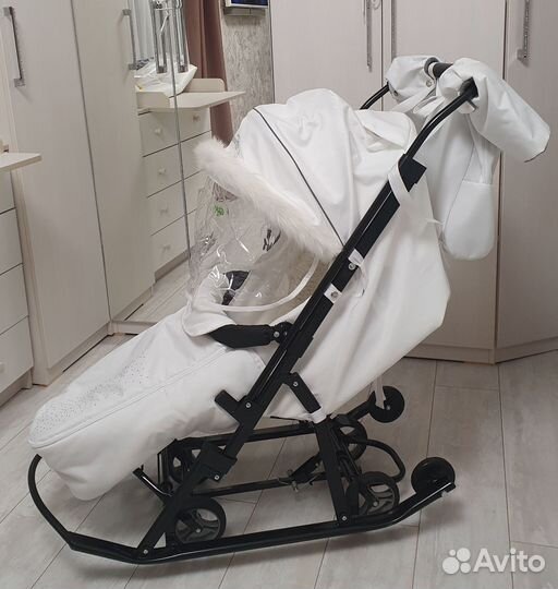 Детские санки коляска