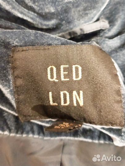 Велюровая куртка женская QED LDN размер 38