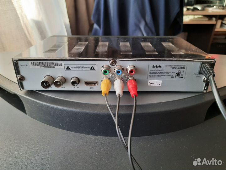 Телевизор JVC и цифровой ресивер BBK