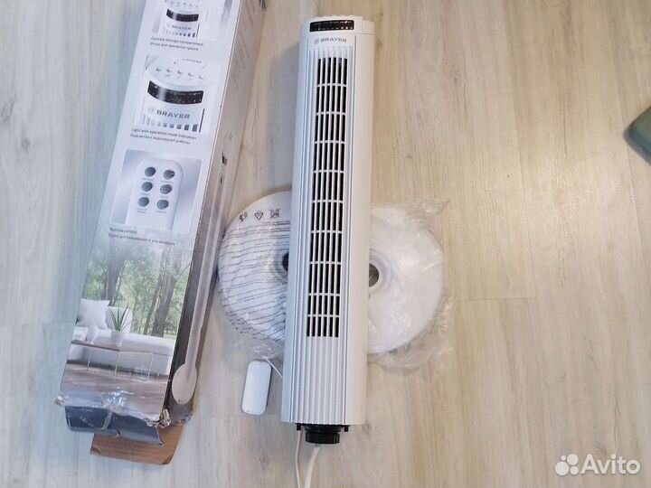 Вентилятор колонный brayer br4958wh