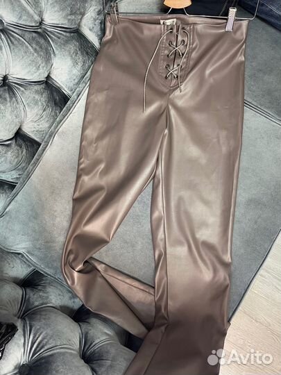 Лосины экокожа