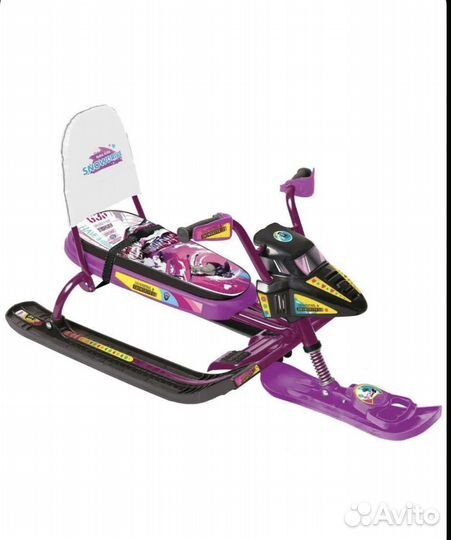 Снегокат детский со спинкой Nika