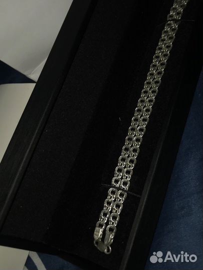 Мужская серебряная цепь бу