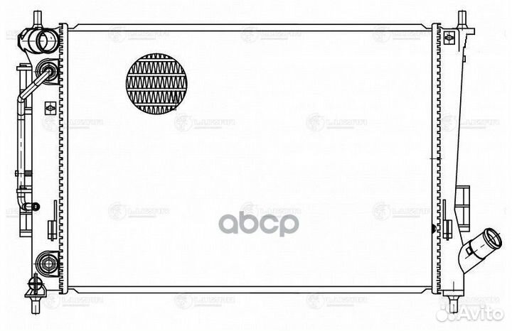 Радиатор hyundai creta 16- hyundai 25310M0050 L