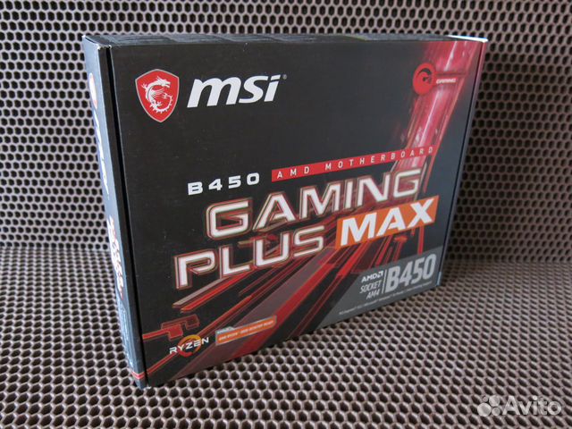 MSI B450 Gaming Plus MAX (AM4, новая)