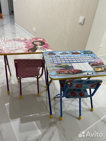 Стол со стулом детский