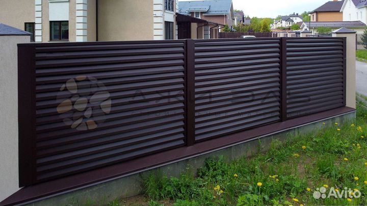 Забор жалюзи