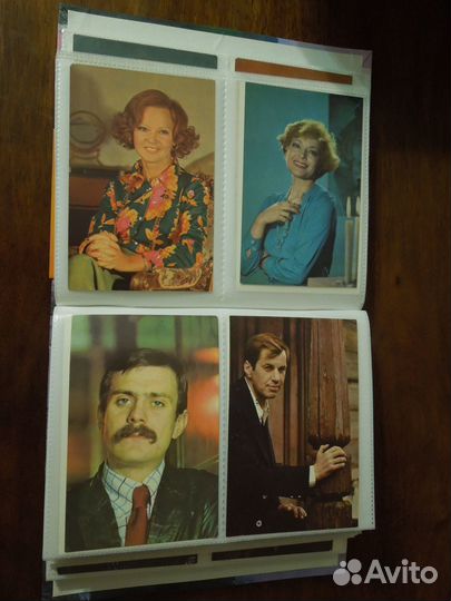 Открытки ссср,альбом 200шт актёры кино