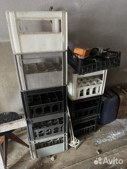 Ящики для бутылок СССР пластик