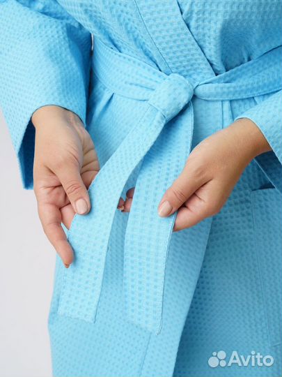 Халат банный вафельный Артикул 257 - 254