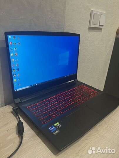 Ноутбук msi katana gf66 rtx 3050