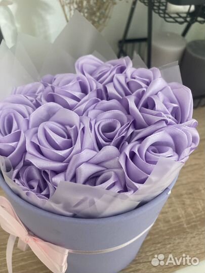 Букет из атласных лент