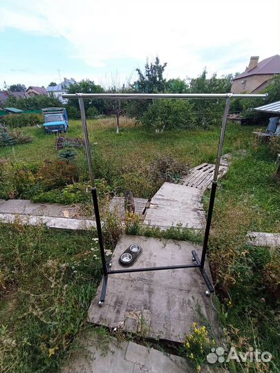 Вешалка напольная. Рейл. Стойка. на колесиках