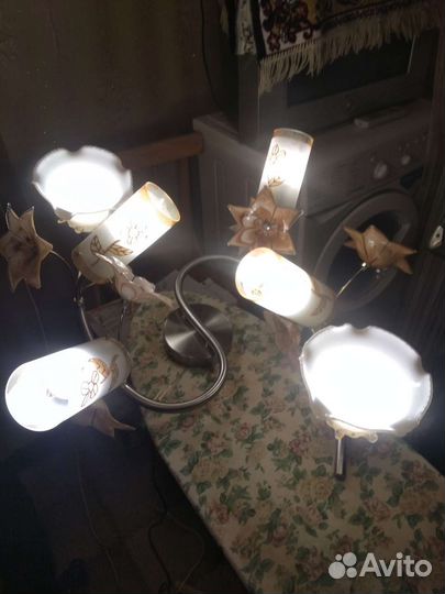 Люстра потолочная бу
