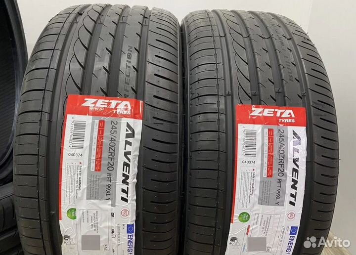 Zeta Alventi 245/40 R20 и 275/35 R20 99Y