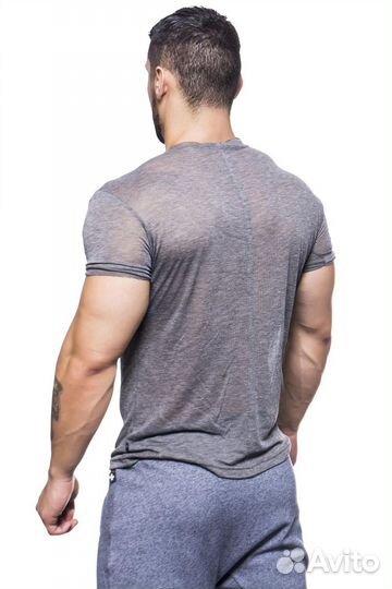 Футболка Andrew Christian Army Tee Elite - Grey ML