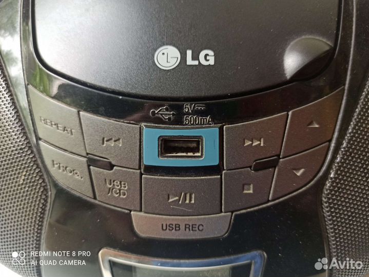 LG магнитофон магнитола бумбокс аукс юсб 40 ватт