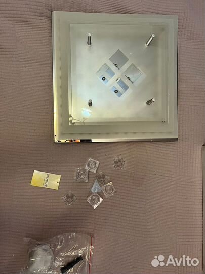 Потолочный светильник люстра новая, Италия