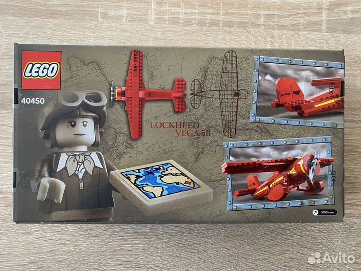 Lego Эксклюзив 40450 Дань Амелии Эрхарт - Новый