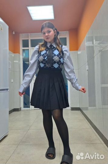 Юбка теннисная XL