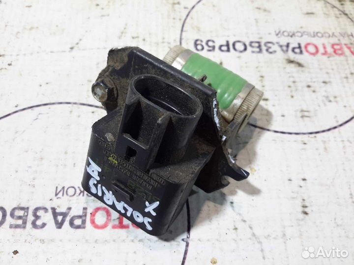 Резистор вентилятора радиатора Hyundai Solaris 1