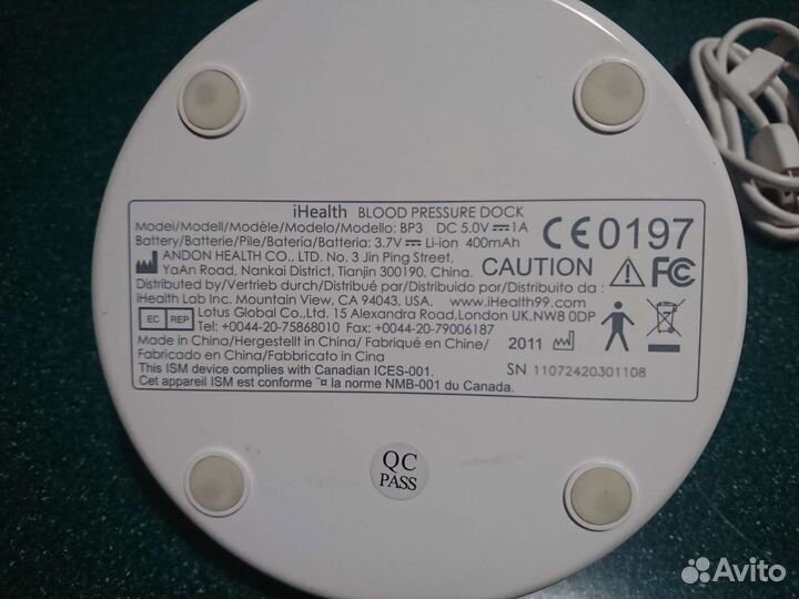 Тонометр iHealth для iPhone, iPad