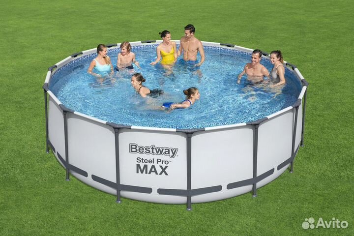 Каркасный бассейн Bestway Steel Pro Max 457х122