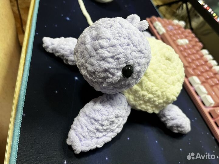 Вязанная игрушка черепашка ручная работа