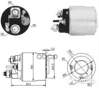 Втягивающее реле стартера Citroen C3 IPeugeot 2