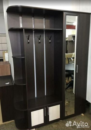 Практичная прихожая Венге/Сосна лоредо