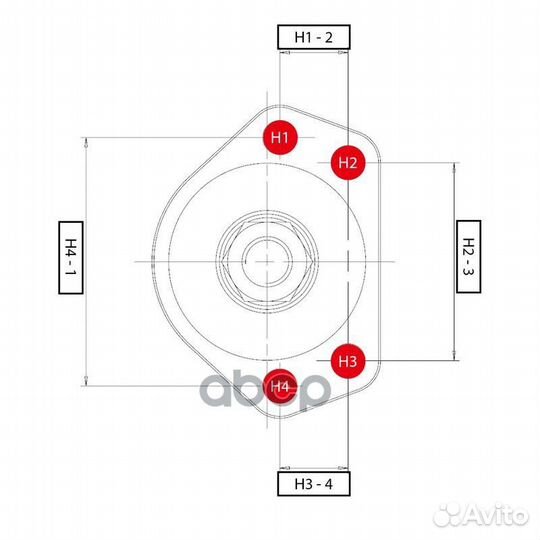 CBT-27 Опора шаровая перед прав/лев CB037