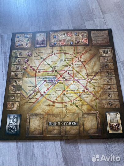 Игра настольная Метро 2033