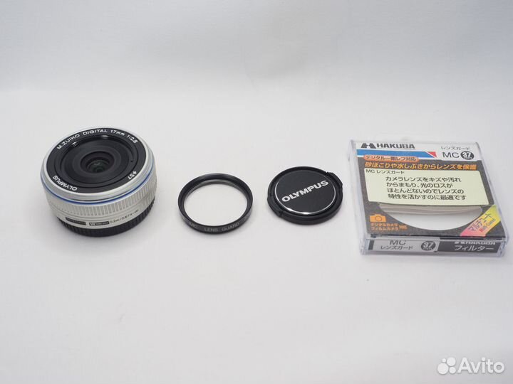 Объектив Olympus 17mm f2.8 pancake блинчик + фильт