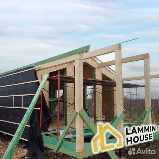 Домокомплект из сип-панелей, без сборки