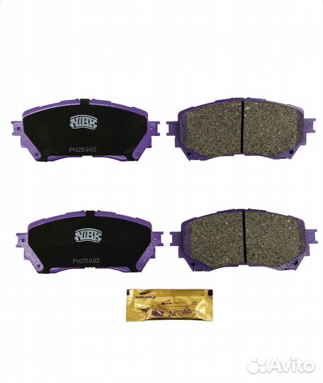 NiBK Колодки Передние, арт. PN25002 mazda 6